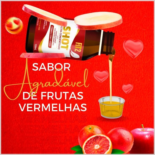 Shot Fit2 Ultra Concentrado Vinagre De Maçã Original 1 Un