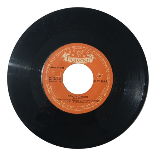 Vinilo Single De Los Españoles -- Comunicando ( S91 (Usado)