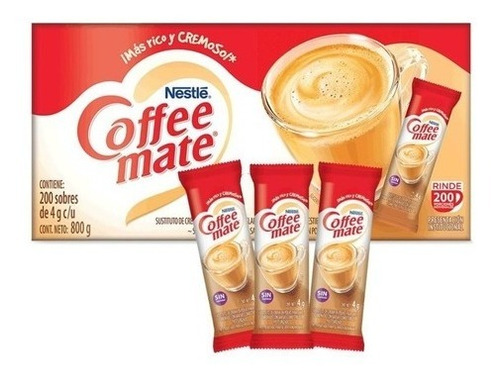 Sustituto De Crema Nestlé Coffee Mate 200p/4g - Zk