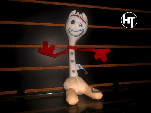 Disney, Pixar, Toy Story. Forky, Peluche, 14 Pulgadas