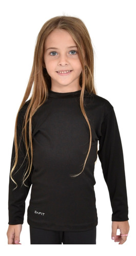 Remera Termica Primera Piel Infantil Frío Invierno Safit