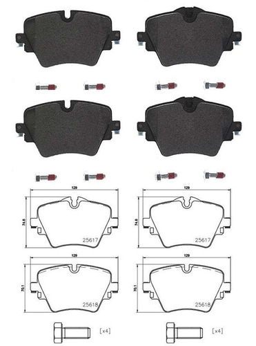 Pastilha De Freio Dianteira Bmw X1 20d 2.0 16v 190cv