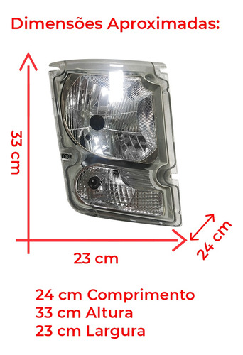 Par Farol Caminhão Compatível Volvo Vm 2006 A 2013