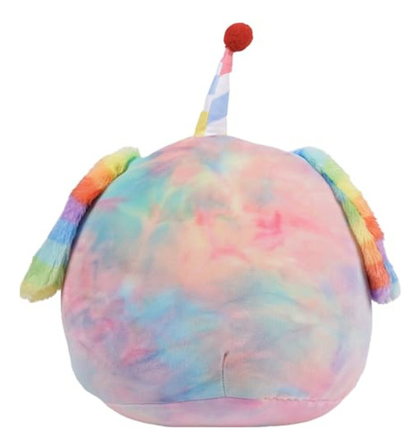 Almohada De Peluche De Perro Arcoíris 40 Cm Cumpleaños