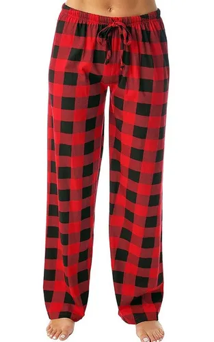 Calça quadriculada sales masculina vermelha