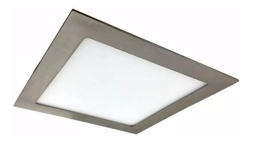 Panel Plafond De Led 6w Luz Dia Clase Acero