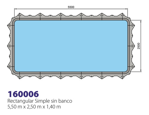 Pileta Fibra Estructural Modular Reforzada 19.250 Litros