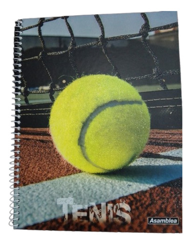 Cuaderno Asamblea Tenis Tapa Dura A4 Cuadriculado