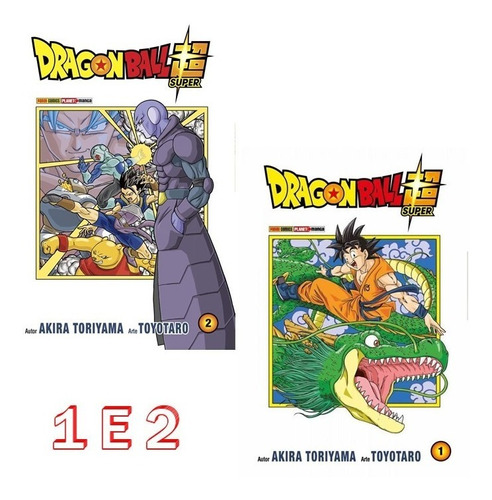 Dragon Ball Super 1 E 2! Mangá Panini! Novo E Lacrado