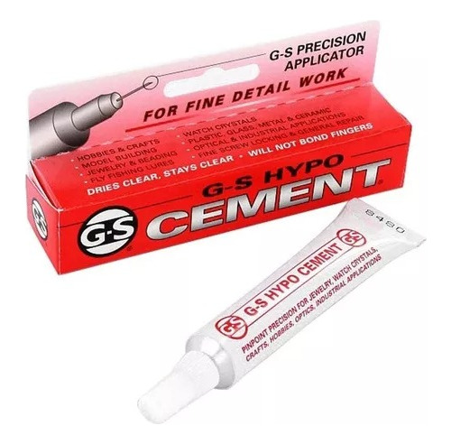 Pegamento Cristal Reloj G-s Hypo Cement /relojeria Violeta