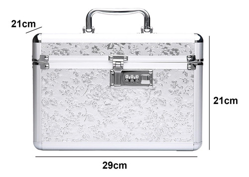 Vanity Case Organizador De Caja De Maquillaje Con L Argenta