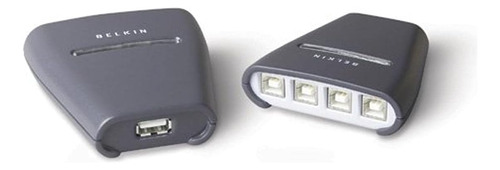 Conmutador Periférico Usb 4x1 De Belkin (f1u401)