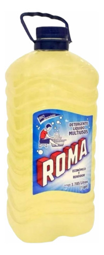 Detergente Ropa Líquido Biodegradable Roma Multiusos 3.78 L