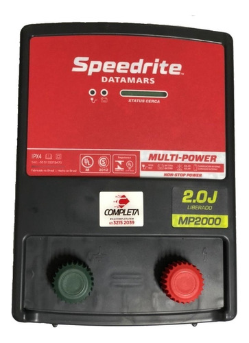 Eletrificador De Cerca Elétrica Rural Mp2000 - Speedrite 110/220/12v