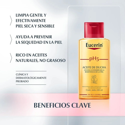 Aceite De Ducha Eucerin Ph5 200 Ml