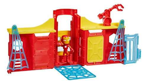 Set De Juego Torre Stark Con Figura De Iron Man, +3 Años