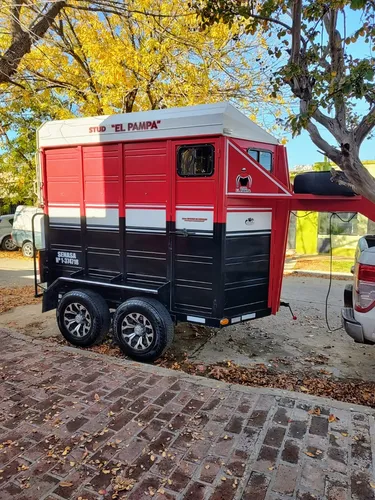 Acoplado Trailer Cerrado Full 2 Caballos Batan Piso Goma