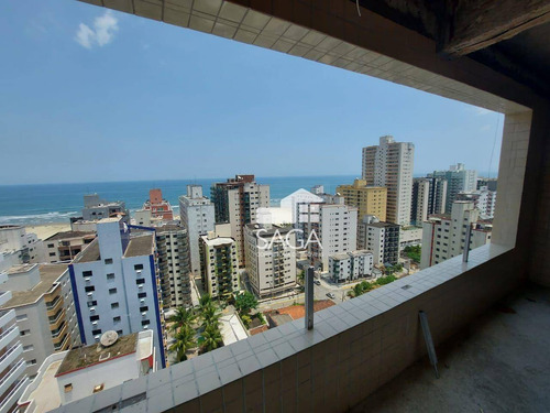 Imagem 1 de 24 de Vista Mar! Apartamento Com 2 Dormitórios À Venda, 85 M² Por R$ 450.000 - Aviação - Praia Grande/sp - Ap4637