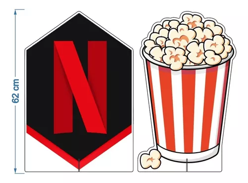 Kit Display Decorativo Festa Infantil Netflix