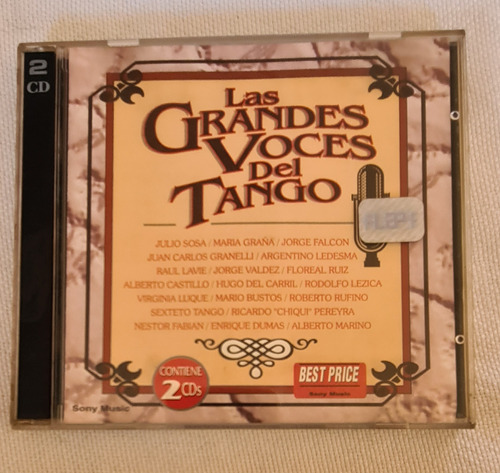 Cd Las Grandes Voces Del Tango