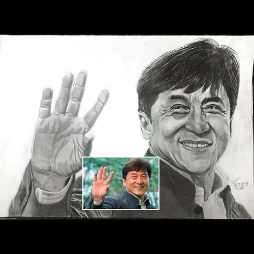 Imagem 2 de 5 de Desenho Realista Sob Encomenda Com Sua Fóto A3 (29,7x40cm)