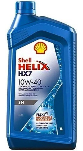 Imagen 1 de 5 de Aceite 10w40 Semi Sintetico Shell Original Helix Hx7 Sellado