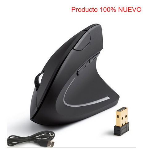 Mouse Vertical Inalambrico Sensor Optico