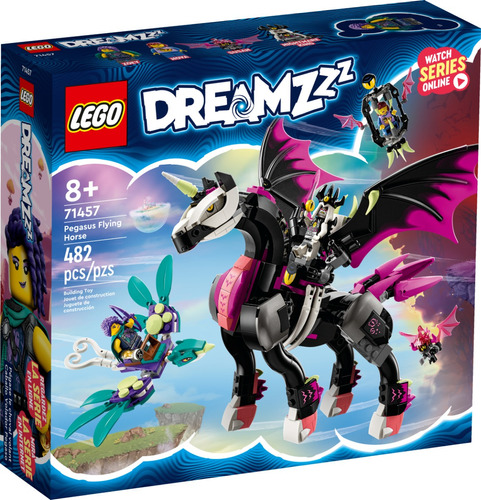Lego Dreamzzz 71457 Cavalo Pégaso Voador - Quantidade De Peças 482