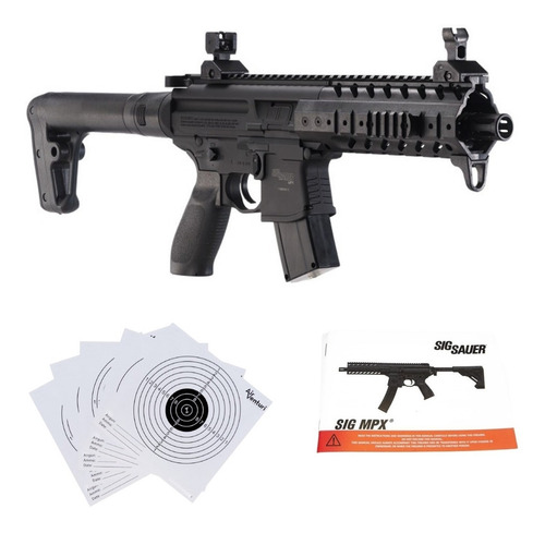 Sig Sauer Mpx Co2 12g 30rd Pellets 4.5mm 575fps Xchws C