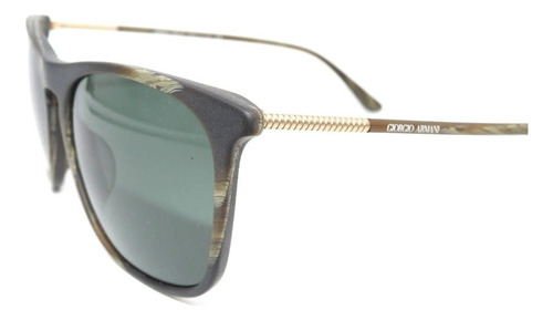 Lentes De Sol Giorgio Armani Striped Grey Horn Ar8076f
