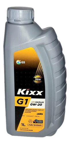 Aceite 0w20 Full Sintetico Kixx Api Sn Plus