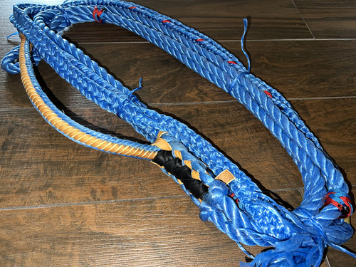 Bull Rope Blue Poly Pro 9x7 Rh 8  X 1  Soft Cuerda Montar