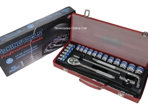 Juego De Rache De 1/2 Herramientas Kingtools Profesional
