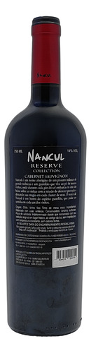 Vinho Tinto Chileno Cabernet Sauvignon Nancul Seco 750ml