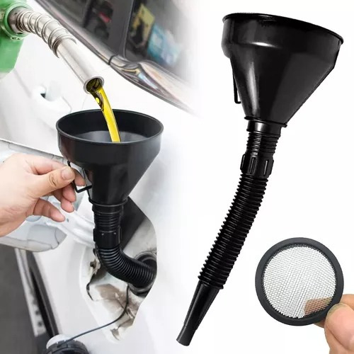 Embudo Flexible Cn Filtro Multiuso Aceite Parafina Combustib