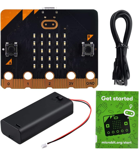 Placa Geeekpi Bbc Micro:bit V2.2 Con Cable Micro Usb Y Sopor