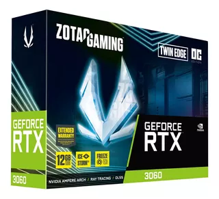 Placa De Video Nvidia Zotac Geforce Rtx 3060 Oc Edition 12gb