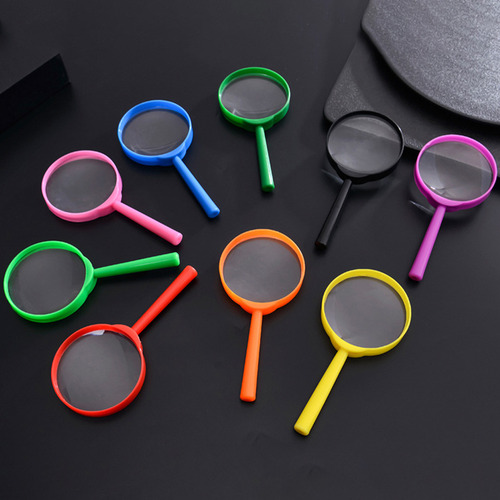 . 18 Pcs Lupa 60mm Portátil De Juguete For Niños Pequeños
