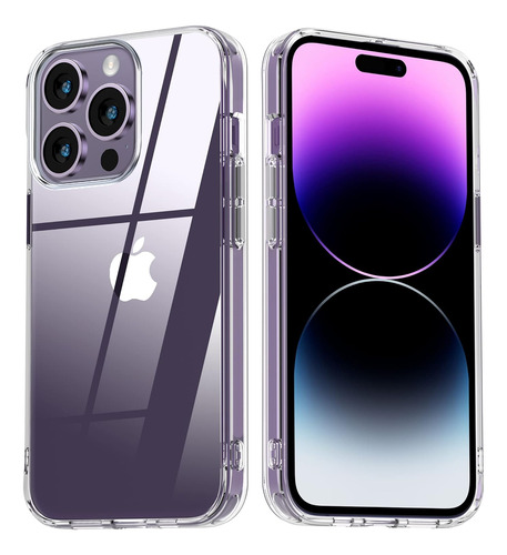 Funda Transparente Migeec Para iPhone 14 Pro, Funda De Teléf