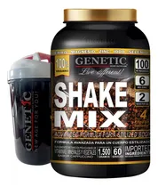Comprar Batido Diet Vegano Shake Mix Reemplaza Comida Shaker Genetic Sabor Cappuccino