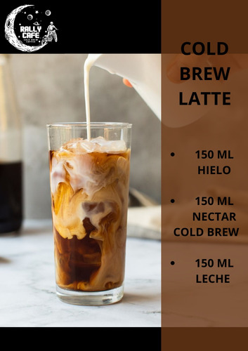 Cold Brew Rally Café 3 Botellas De 1 Litro Concentrado Café