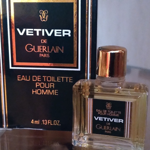 Miniatura Colección Perfum Guerlain Vetiver 4ml Vintage Orig