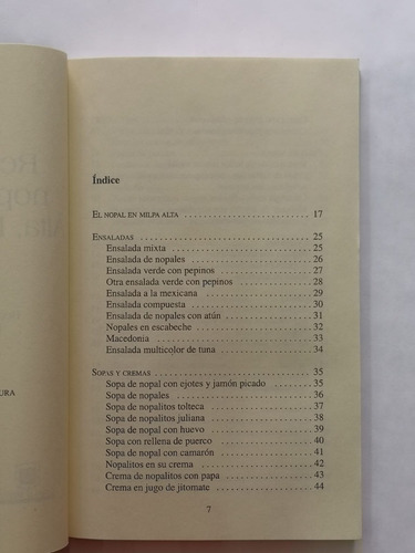 Recetario Del Nopal De Milpa Alta, D. F. Y Colima