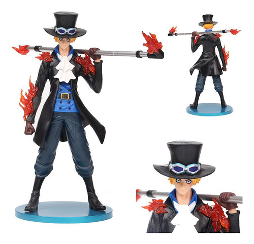 Anime One Piece Sabo Acción Figura Modelo Juguete Regalo