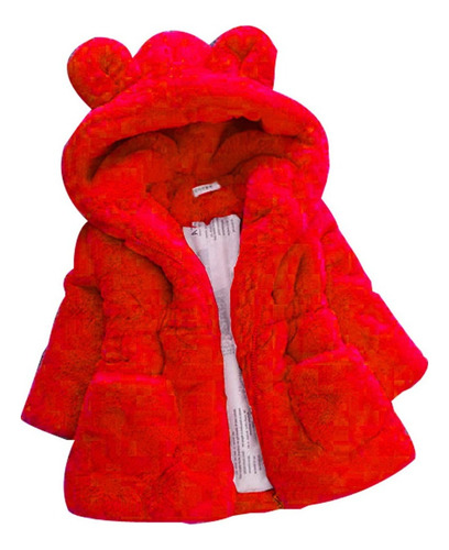 Chaqueta Conejita Invierno Capucha Niña