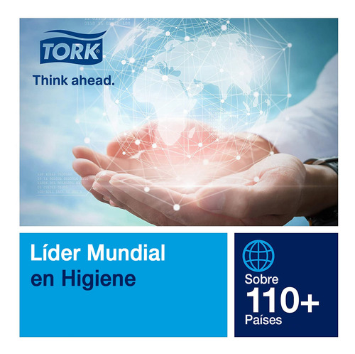 Imagen 3 de 3 de Servilleta Desechable Tipo Tela Tork Linstyle Blanca