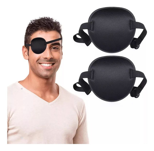 2 Pzs Parche Para Ojo 3d Ideal Estrabismo Ajustable Ocular