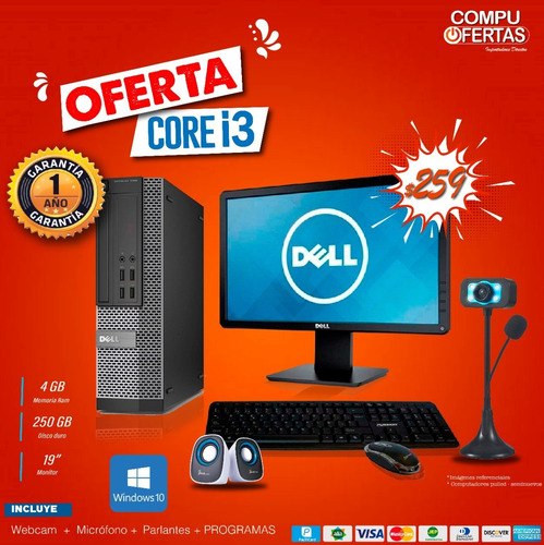 Computadora Oferta Cpu+monitor,juegos,gamer |core I3, I5, I7