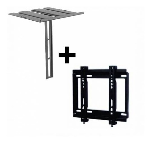 Soporte Fijo Para Tv Led Hasta 40  + Soporte De  Worldmaster