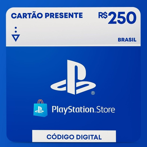 R$250 Playstation Store  Cartão Presente Digital [exclusivo]
